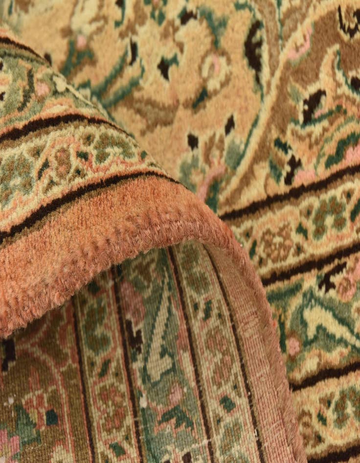 Detail image of  9' 10 x 12' 7  Hand Knotted Mashad Persian Wool Rug