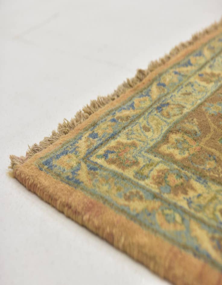 Detail image of  9' 6 x 13' 5  Hand Knotted Mashad Persian Wool Rug