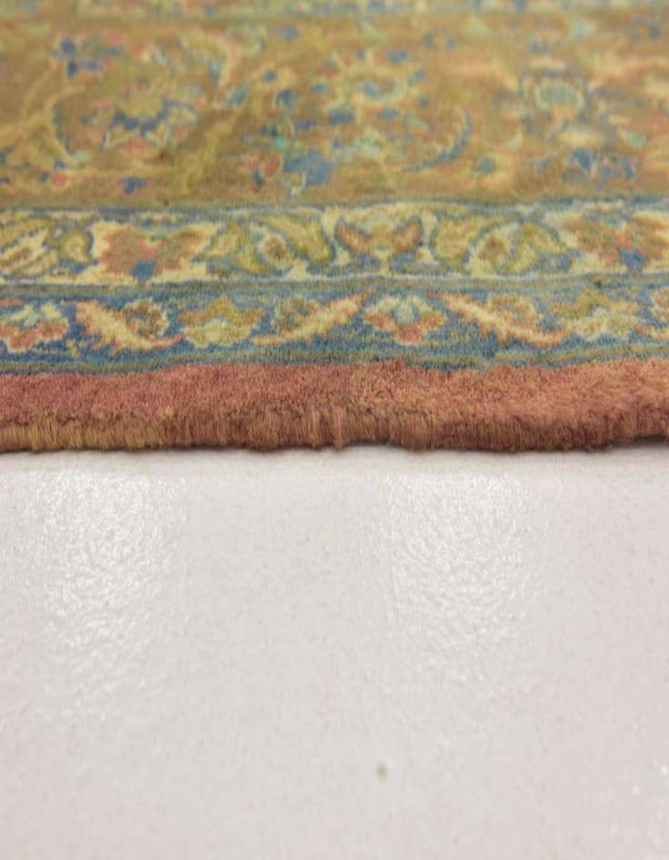 Detail image of  9' 6 x 13' 5  Hand Knotted Mashad Persian Wool Rug