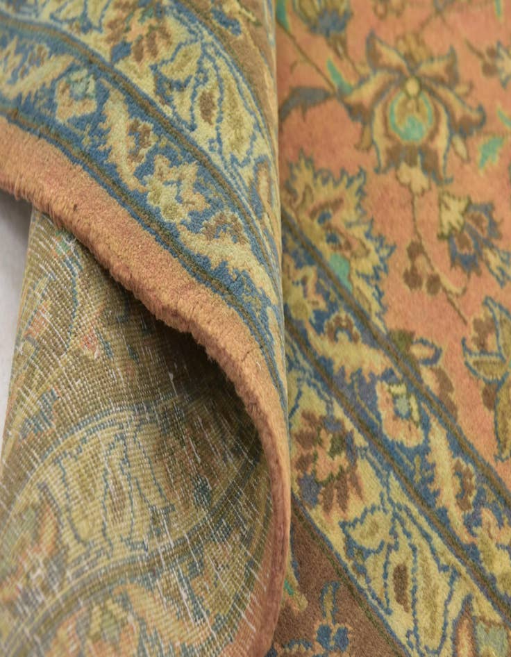 Detail image of  9' 6 x 13' 5  Hand Knotted Mashad Persian Wool Rug