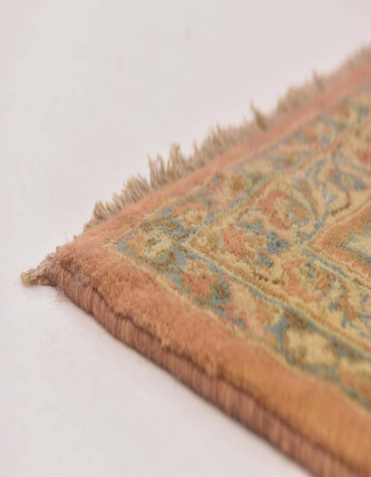 Detail image of 9' 10 x 14' Hand Knotted Mashad Persian Wool Rug