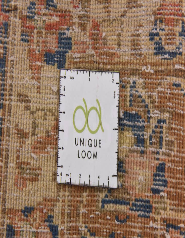 Detail image of  10' x 13' 5  Hand Knotted Mashad Persian Wool Rug