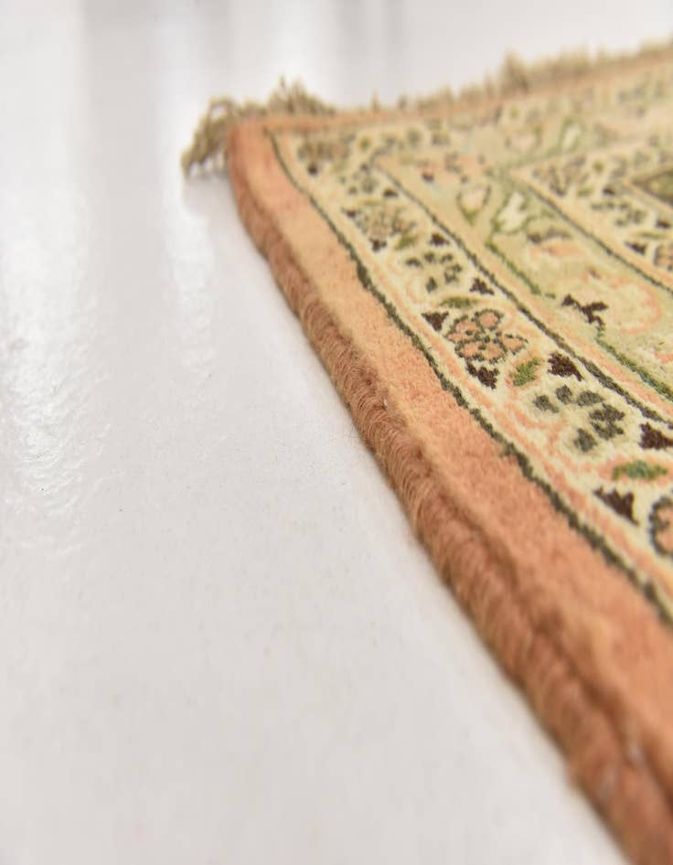 Detail image of 9' 10 x 12' 7 Hand Knotted Mashad Persian Wool Rug