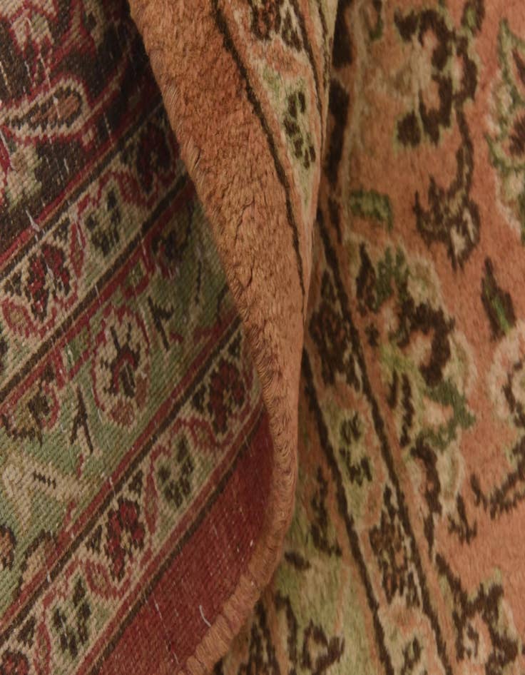 Detail image of  9' 10 x 13'  Hand Knotted Mashad Persian Wool Rug