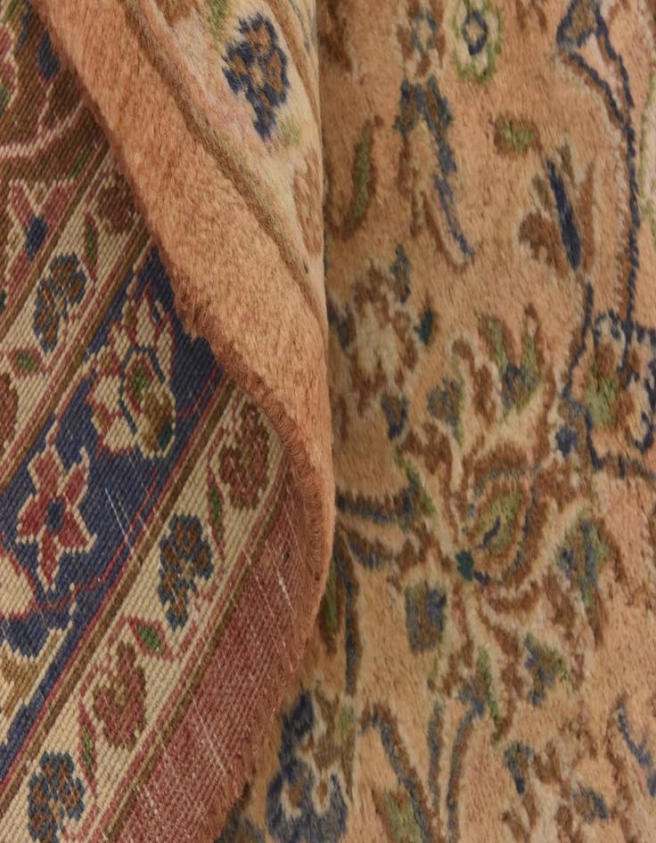 Detail image of  9' 8 x 12' 7  Hand Knotted Mashad Persian Wool Rug