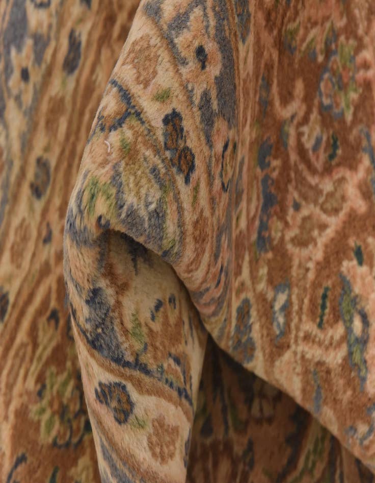 Detail image of  9' 8 x 12' 7  Hand Knotted Mashad Persian Wool Rug