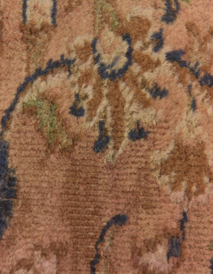 Detail image of  9' 8 x 12' 7  Hand Knotted Mashad Persian Wool Rug