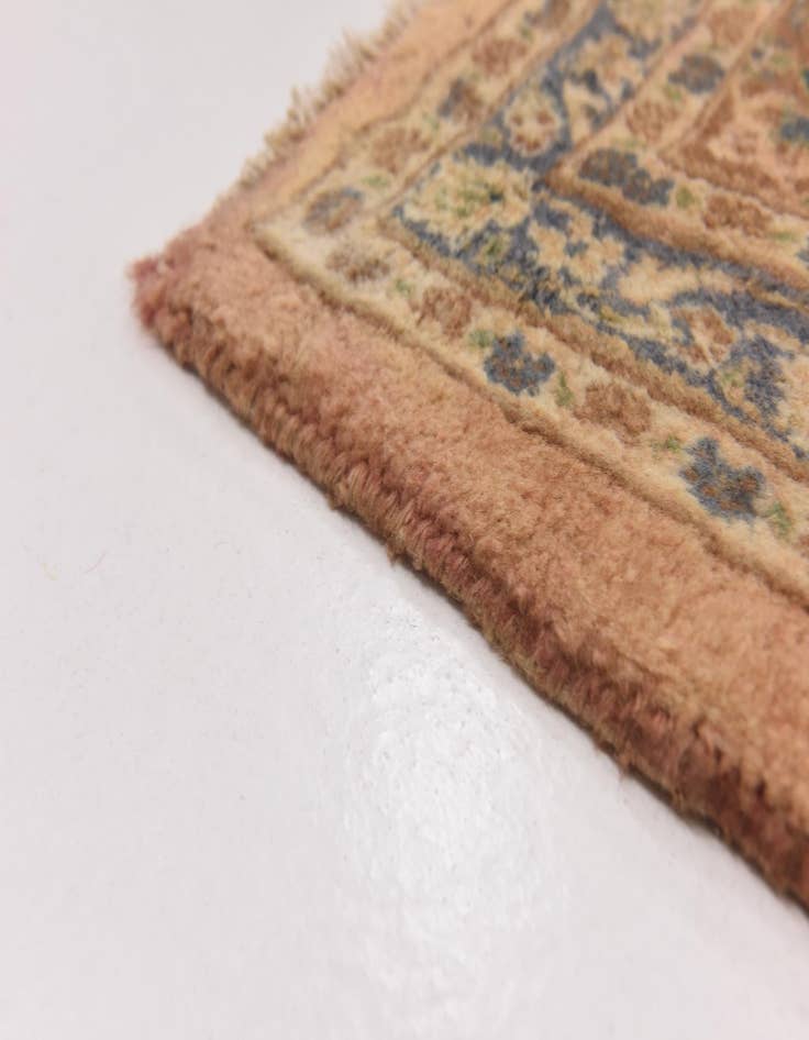 Detail image of  9' 8 x 12' 7  Hand Knotted Mashad Persian Wool Rug