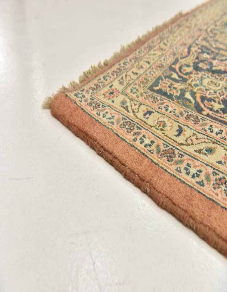 Detail image of  9' 7 x 13' 2  Hand Knotted Mashad Persian Wool Rug