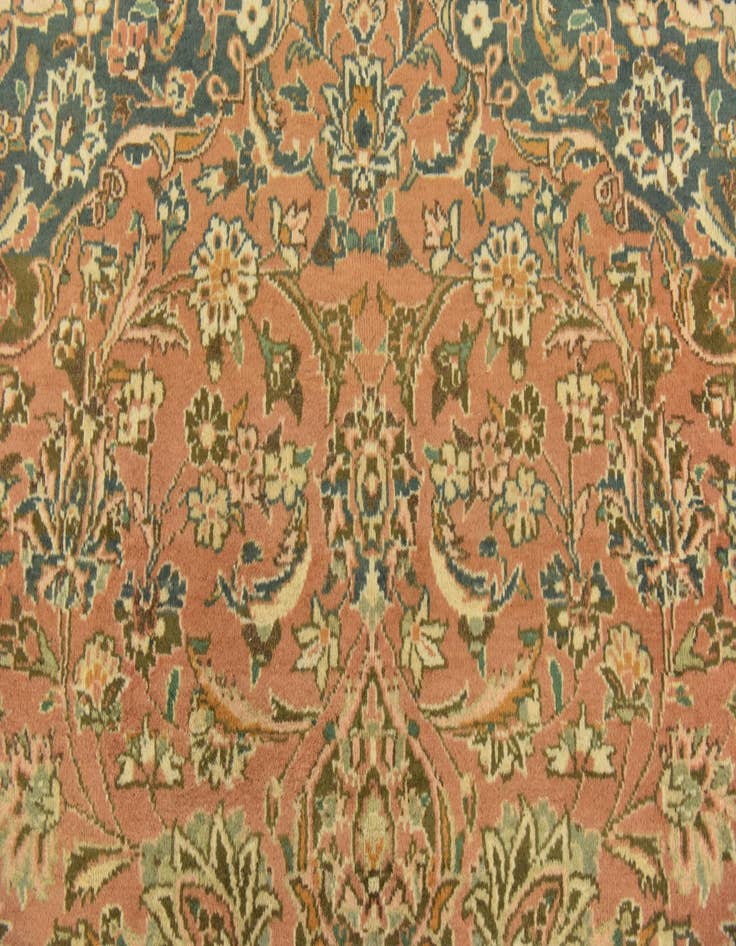 Detail image of  9' 7 x 13' 2  Hand Knotted Mashad Persian Wool Rug