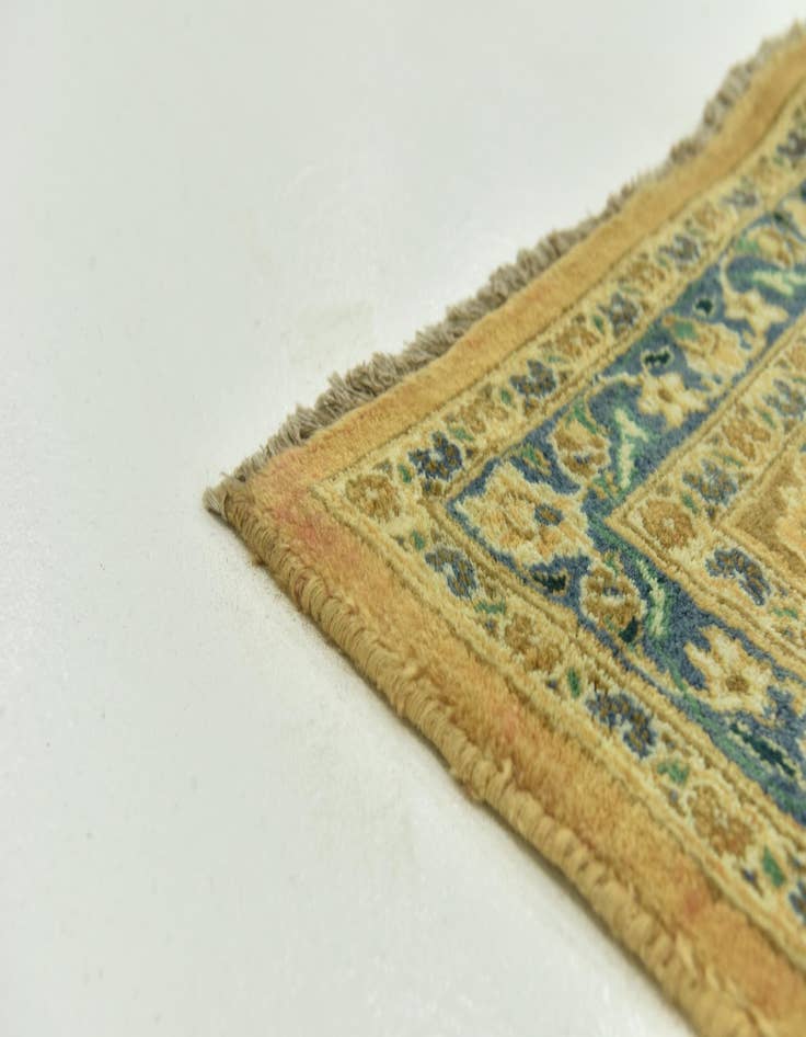 Detail image of  9' 9 x 13' 3  Hand Knotted Mashad Persian Wool Rug