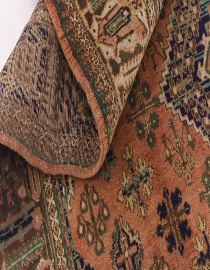 Detail image of  7' x 10' 5  Hand Knotted Maymeh Persian Wool Rug