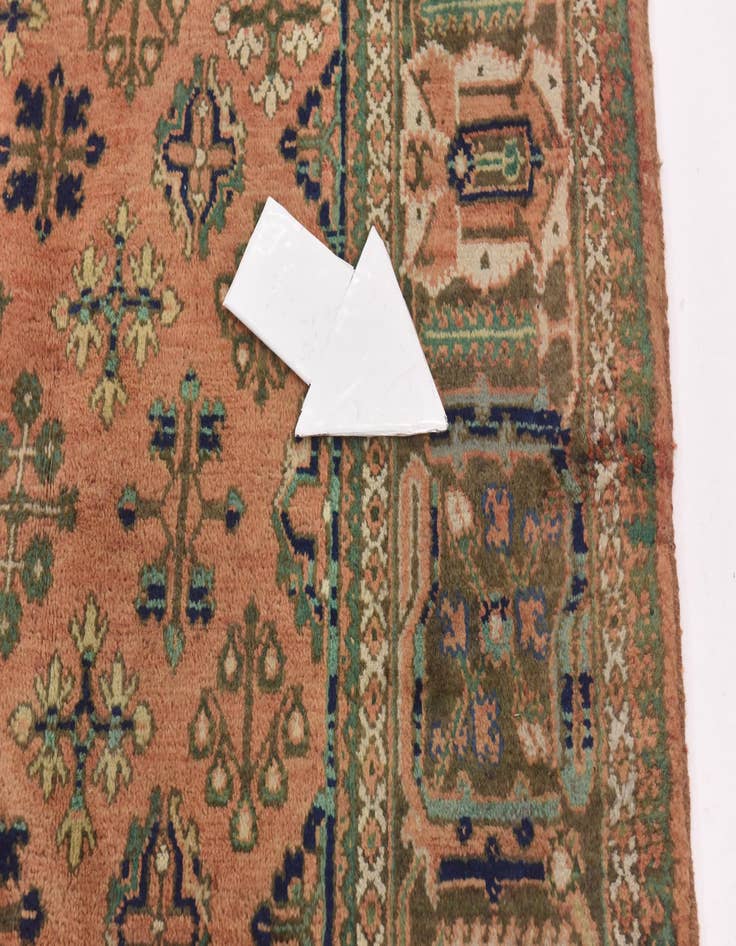 Detail image of  7' x 10' 5  Hand Knotted Maymeh Persian Wool Rug