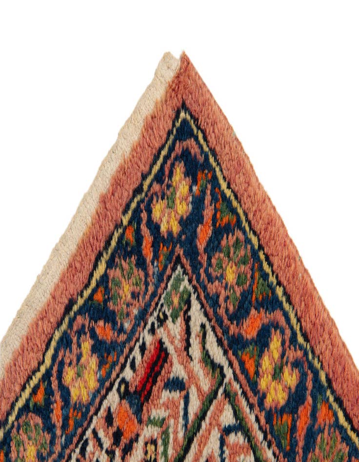 Detail image of  4' 1 x 6' 10  Hand Knotted Mir Wool Rug