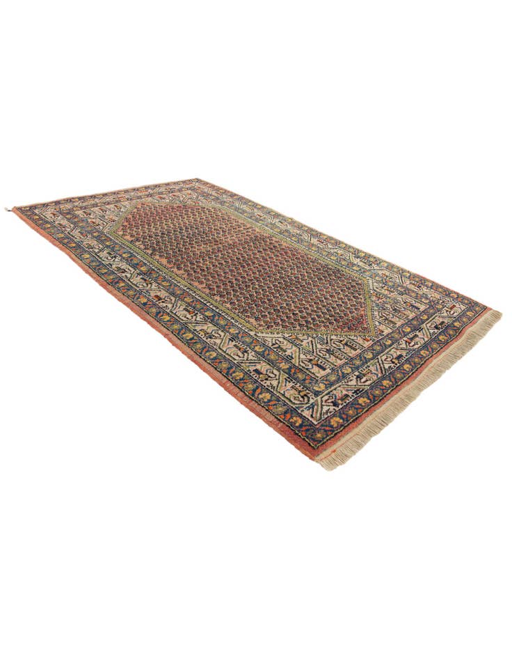 Detail image of  4' 1 x 6' 10  Hand Knotted Mir Wool Rug