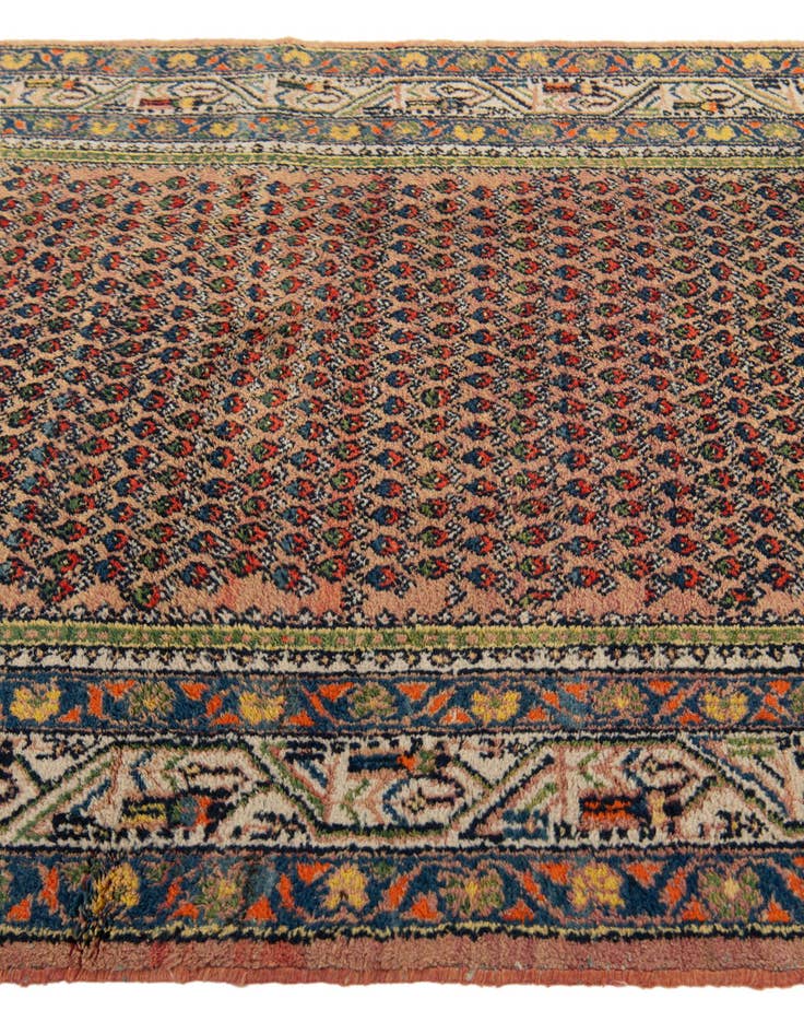 Detail image of  4' 1 x 6' 10  Hand Knotted Mir Wool Rug