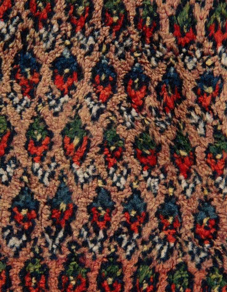 Detail image of  4' 1 x 6' 10  Hand Knotted Mir Wool Rug