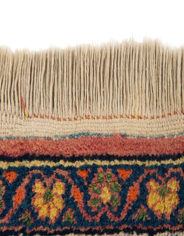 Detail image of  4' 1 x 6' 10  Hand Knotted Mir Wool Rug