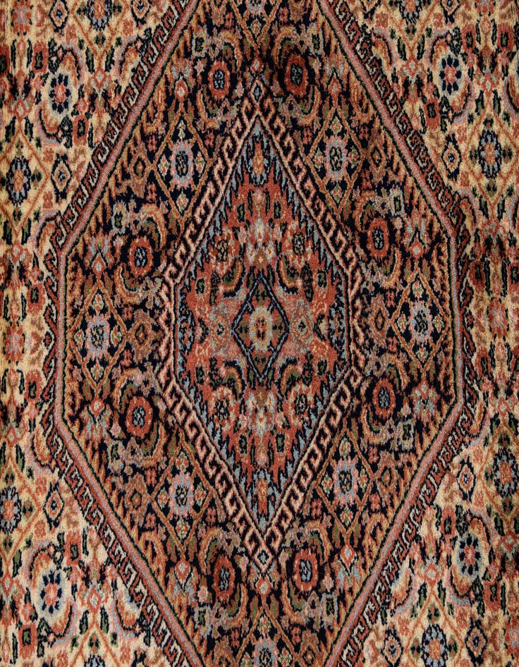 Detail image of  8' 2 x 11' 5  Hand Knotted Mir Wool Rug