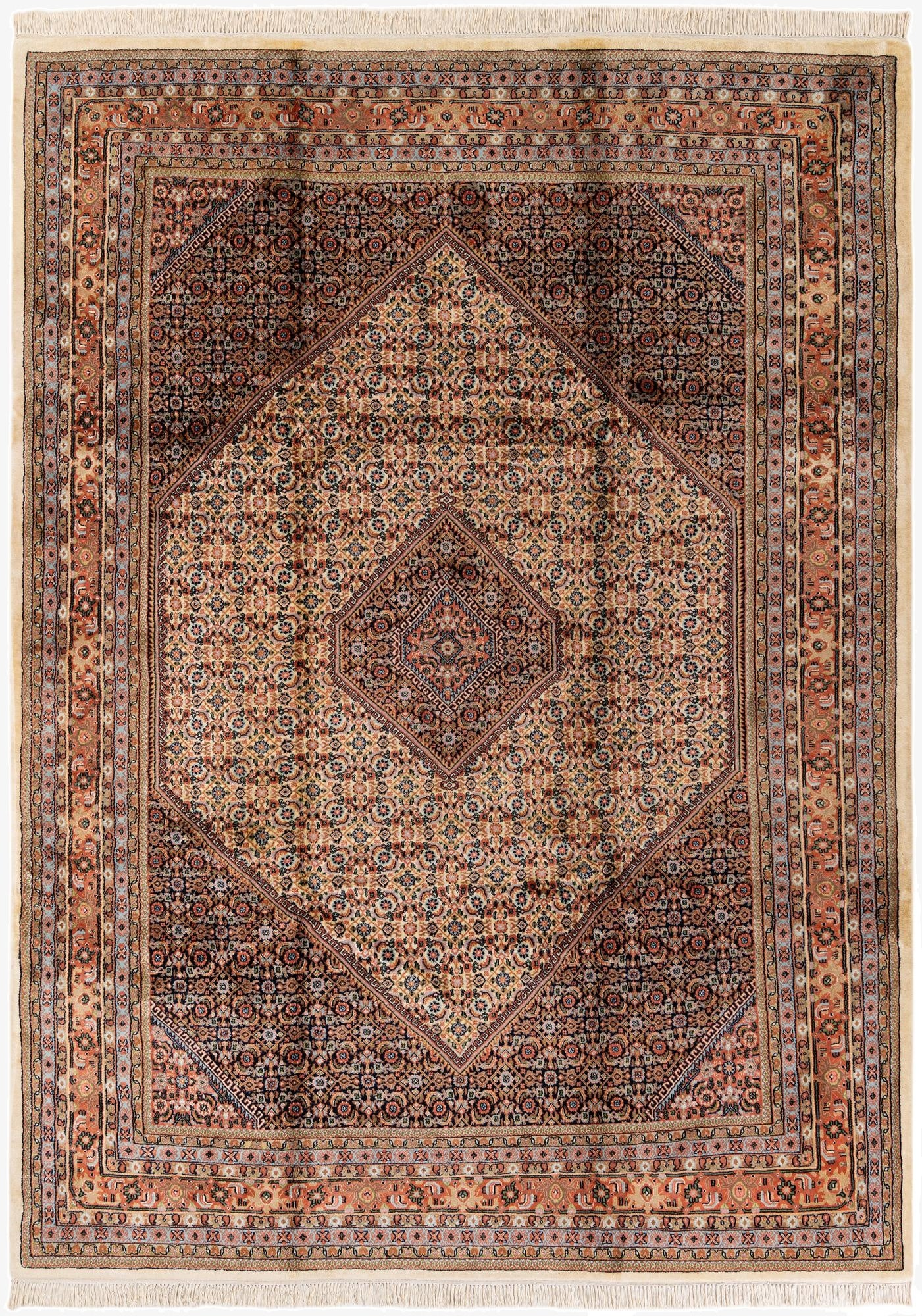  8' 2 x 11' 5  Hand Knotted Mir Wool Rug