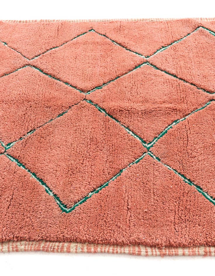 Detail image of  5' 4 x 8' 4  Hand Knotted Moroccan Wool Rug