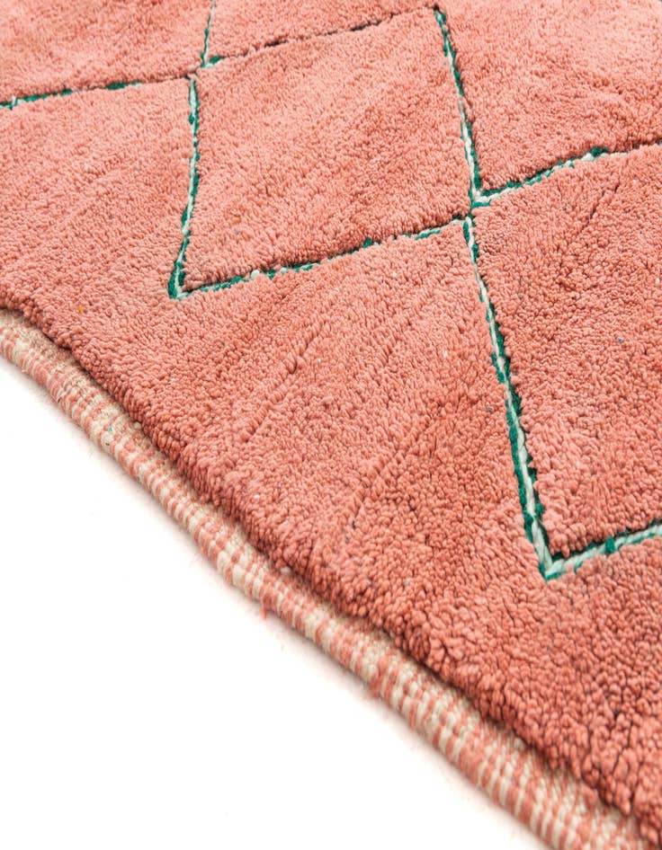 Detail image of  5' 4 x 8' 4  Hand Knotted Moroccan Wool Rug