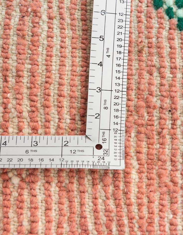 Detail image of  5' 4 x 8' 4  Hand Knotted Moroccan Wool Rug