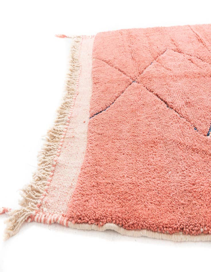 Detail image of  5' 7 x 7' 10  Hand Knotted Moroccan Wool Rug