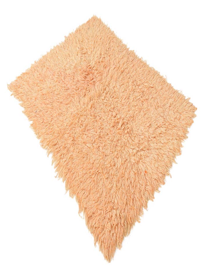 Detail image of  3' 7 x 4' 9  Hand Knotted Moroccan Wool Rug