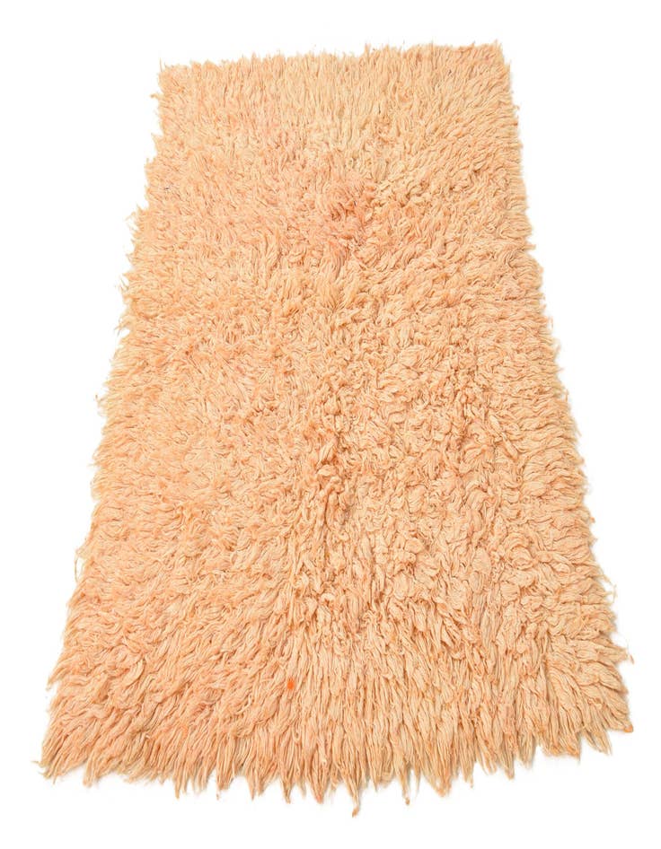 Detail image of  3' 7 x 4' 9  Hand Knotted Moroccan Wool Rug