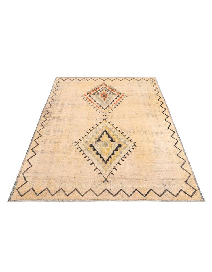 Detail image of  9' x 11' 8  Hand Knotted Moroccan Wool Rug