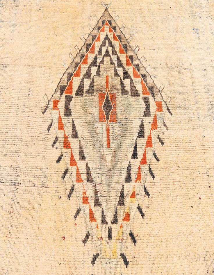 Detail image of  9' x 11' 8  Hand Knotted Moroccan Wool Rug