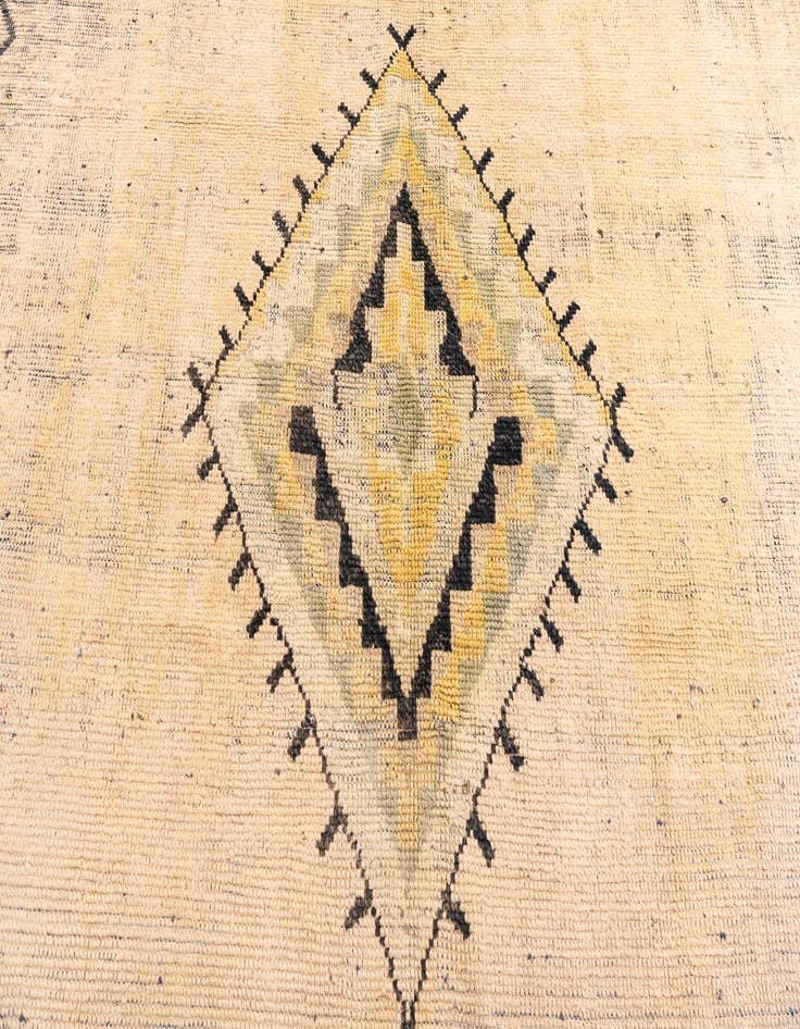Detail image of  9' x 11' 8  Hand Knotted Moroccan Wool Rug