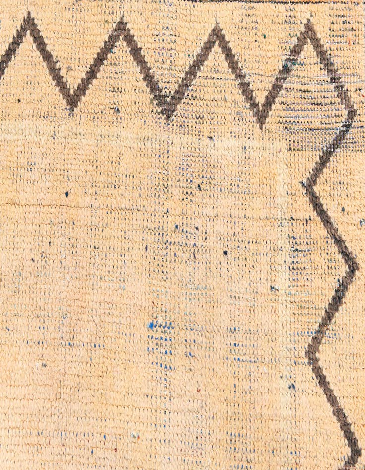 Detail image of  9' x 11' 8  Hand Knotted Moroccan Wool Rug