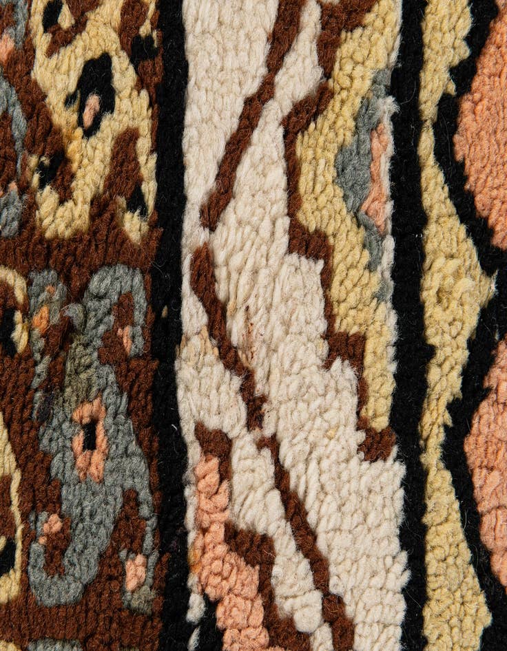Detail image of  3' 6 x 6' 5  Hand Knotted Moroccan Wool Rug
