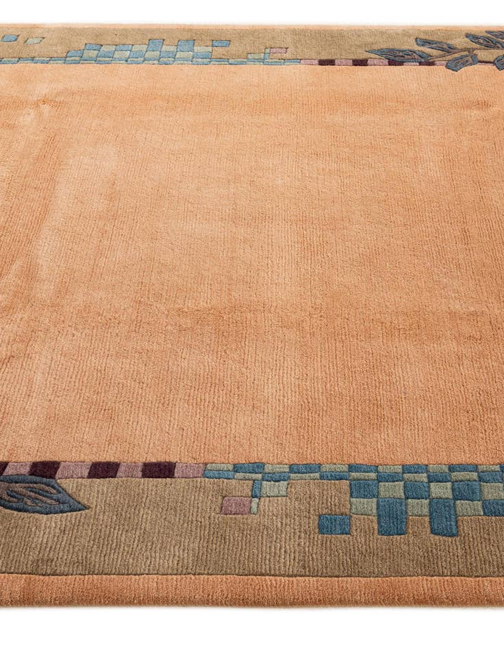 Detail image of  6' 6 x 9' 7  Hand Knotted Nepal Wool Rug