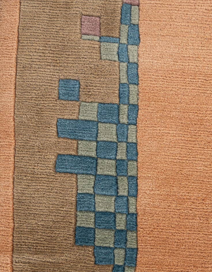 Detail image of  6' 6 x 9' 7  Hand Knotted Nepal Wool Rug