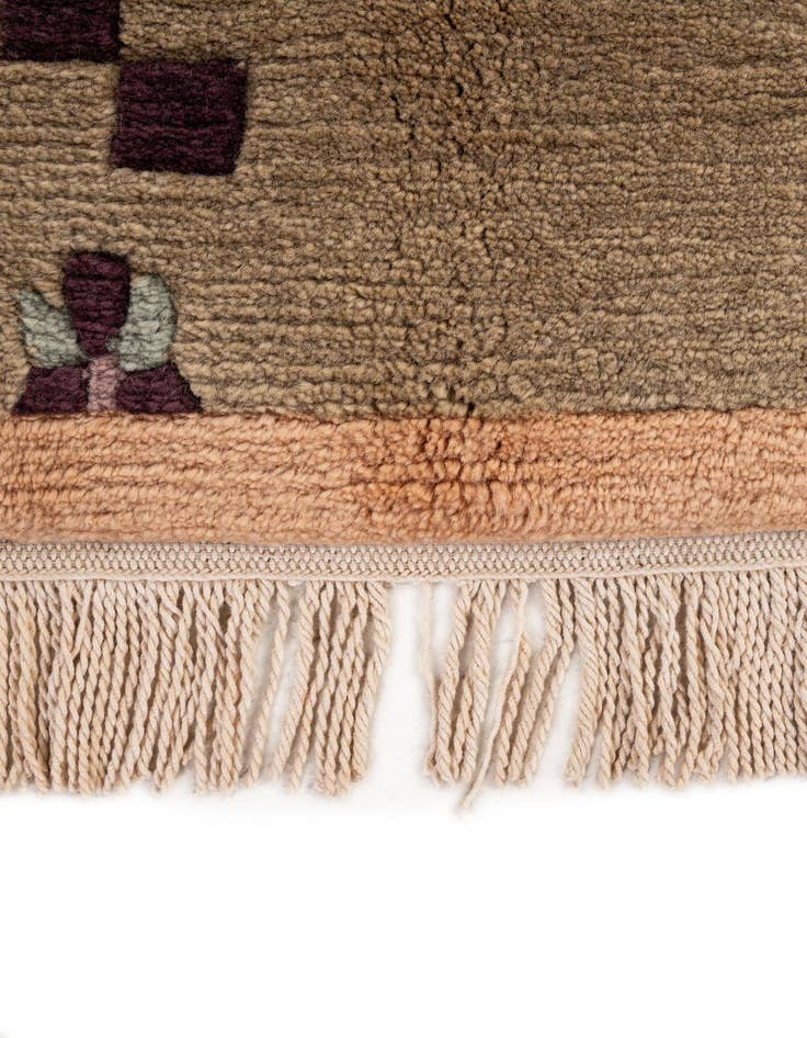 Detail image of  6' 6 x 9' 7  Hand Knotted Nepal Wool Rug