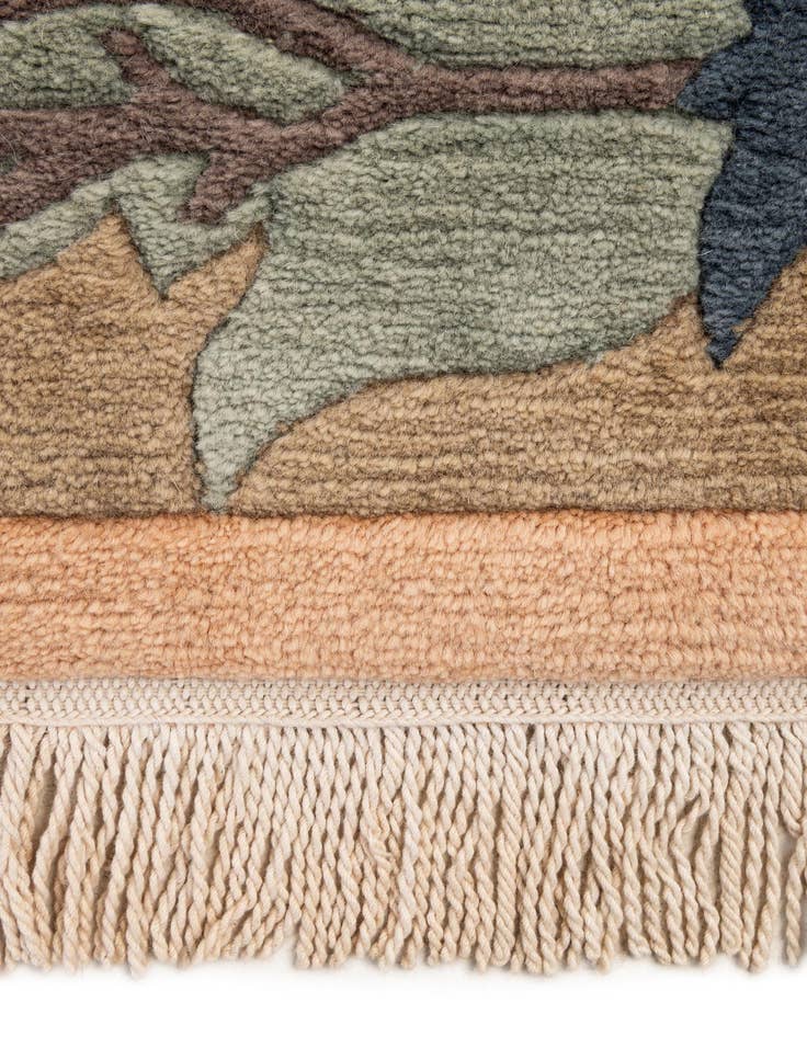 Detail image of  6' 6 x 9' 7  Hand Knotted Nepal Wool Rug