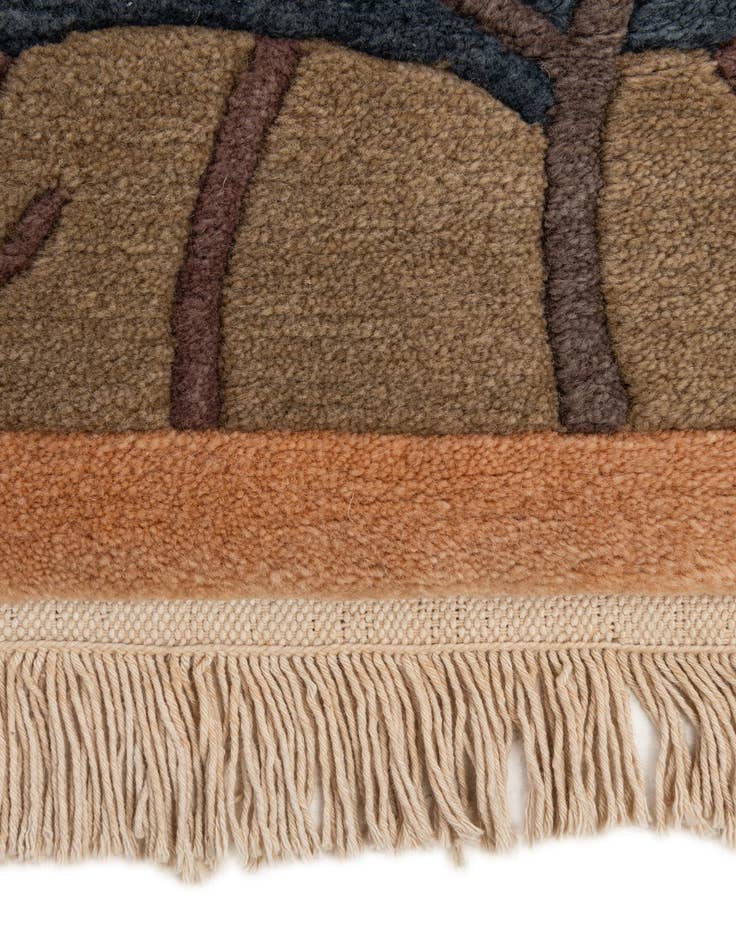 Detail image of  8' 2 x 11' 4  Hand Knotted Nepal Wool Rug