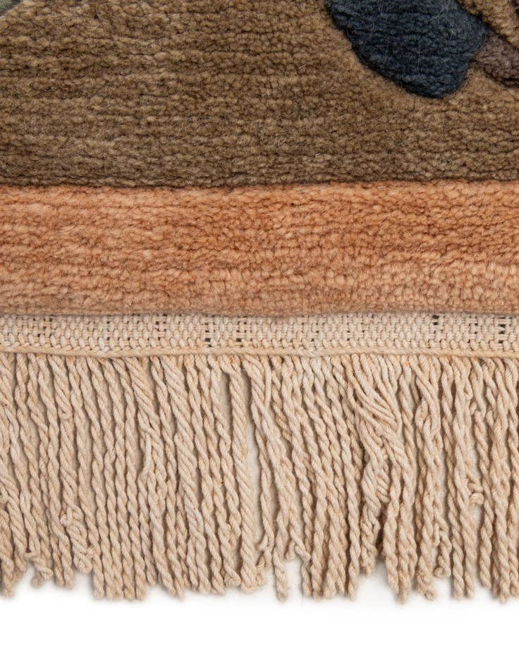 Detail image of  8' 2 x 11' 4  Hand Knotted Nepal Wool Rug