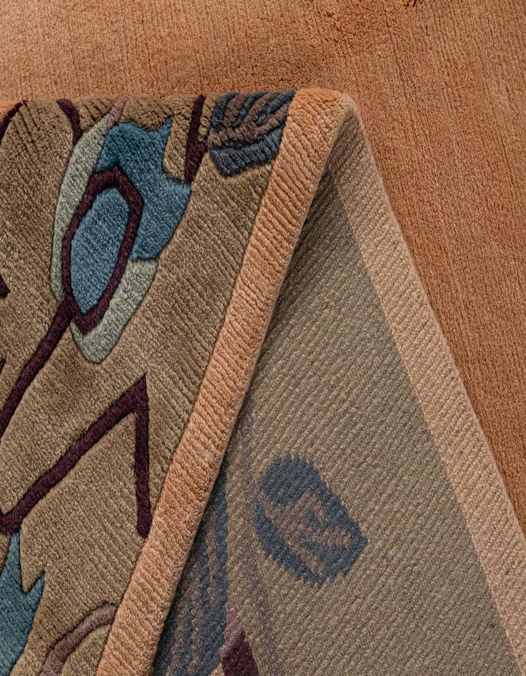 Detail image of  8' 2 x 11' 4  Hand Knotted Nepal Wool Rug