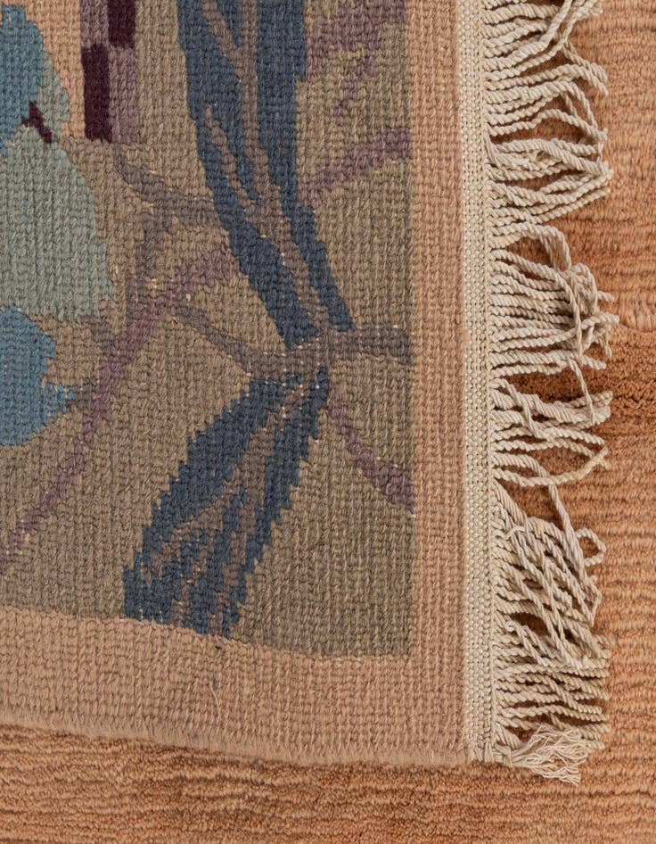 Detail image of  6' 3 x 9' 1  Hand Knotted Nepal Wool Rug