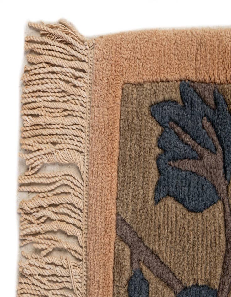 Detail image of  6' 3 x 9' 1  Hand Knotted Nepal Wool Rug