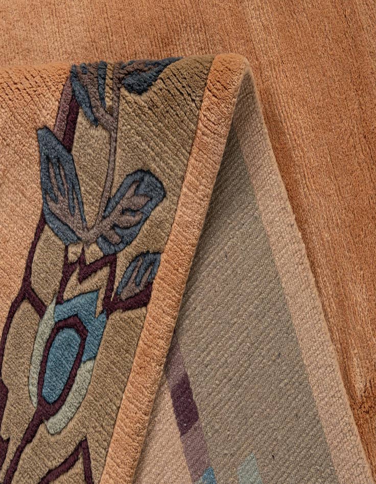 Detail image of  6' 7 x 9' 8  Hand Knotted Nepal Wool Rug