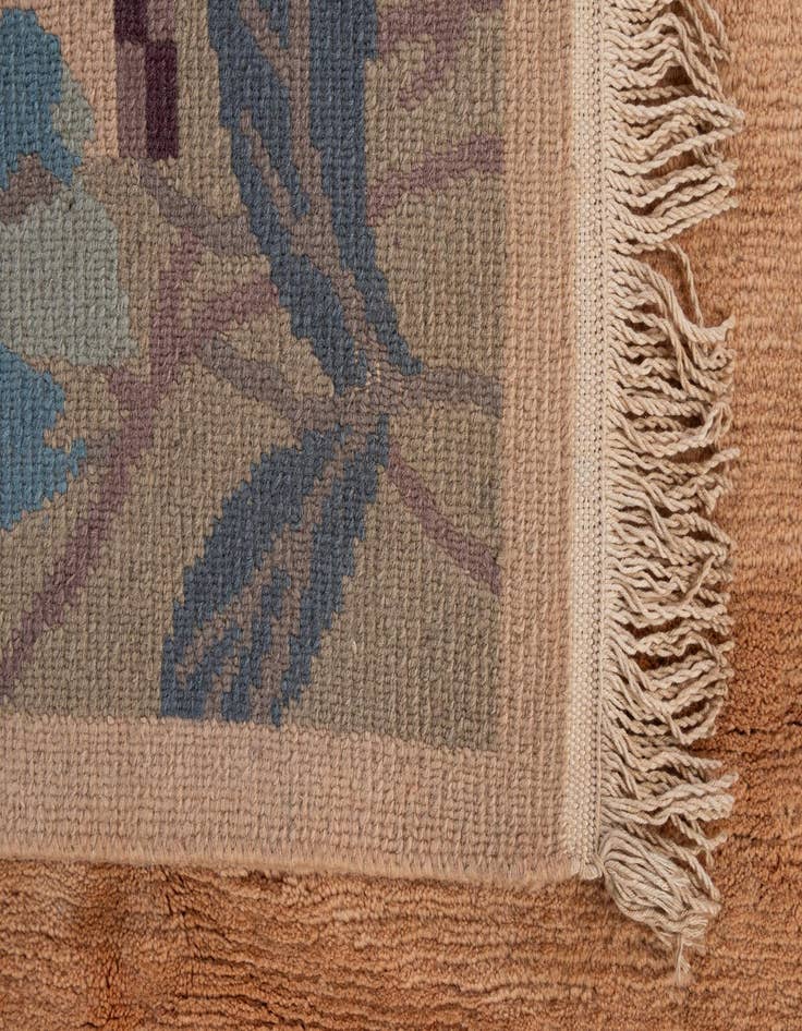 Detail image of  6' 7 x 9' 8  Hand Knotted Nepal Wool Rug