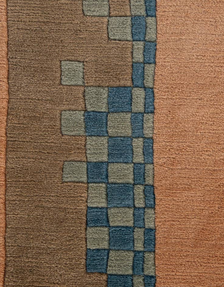 Detail image of  6' 7 x 9' 8  Hand Knotted Nepal Wool Rug
