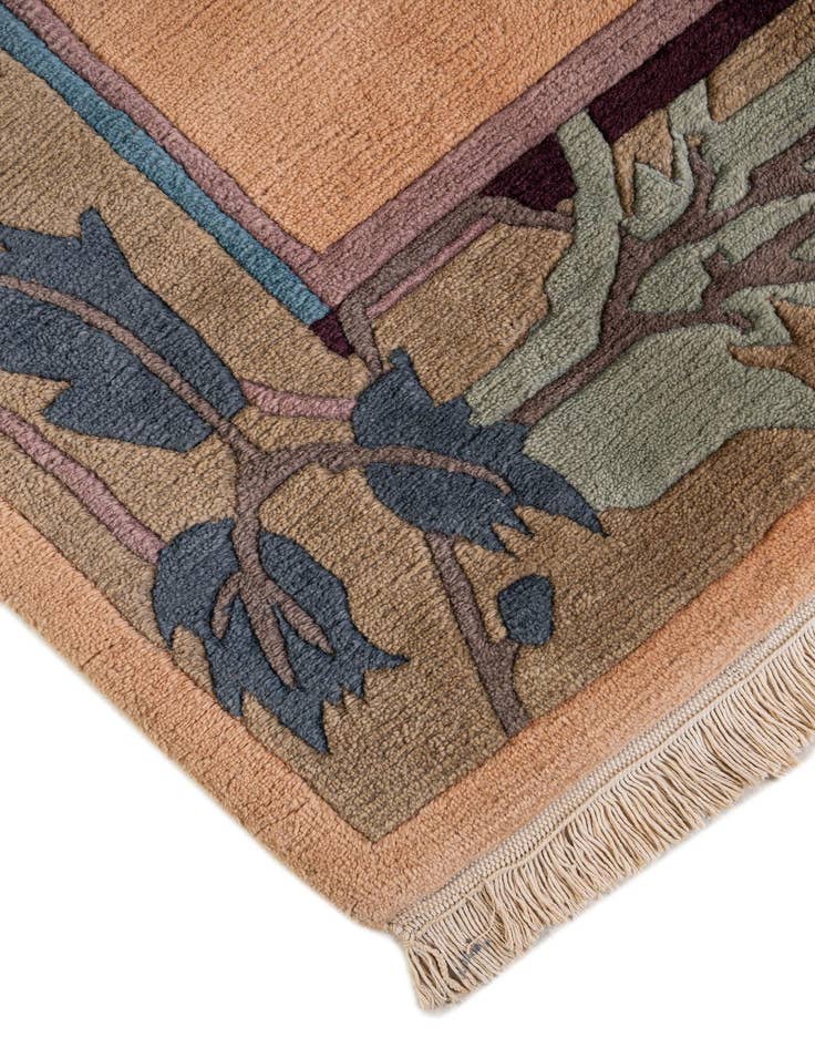 Detail image of  6' 7 x 9' 7  Hand Knotted Nepal Wool Rug