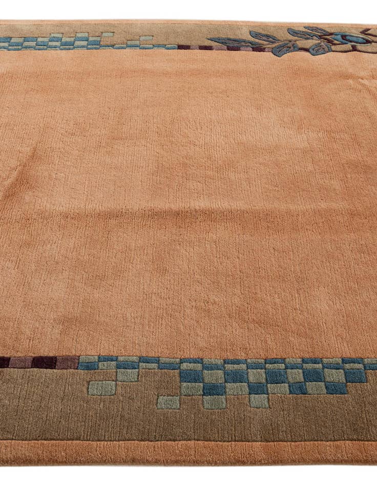 Detail image of  6' 7 x 9' 7  Hand Knotted Nepal Wool Rug