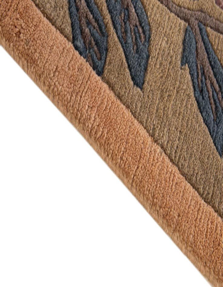 Detail image of  6' 7 x 9' 7  Hand Knotted Nepal Wool Rug